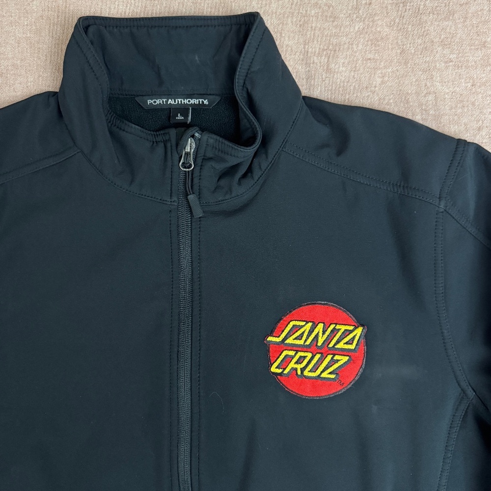 Port Authority Soft Shell Jacket with Santa Cruz patch